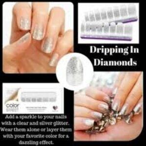 Color Street DRIPPING IN DIAMONDS Real Nail Polish Strips